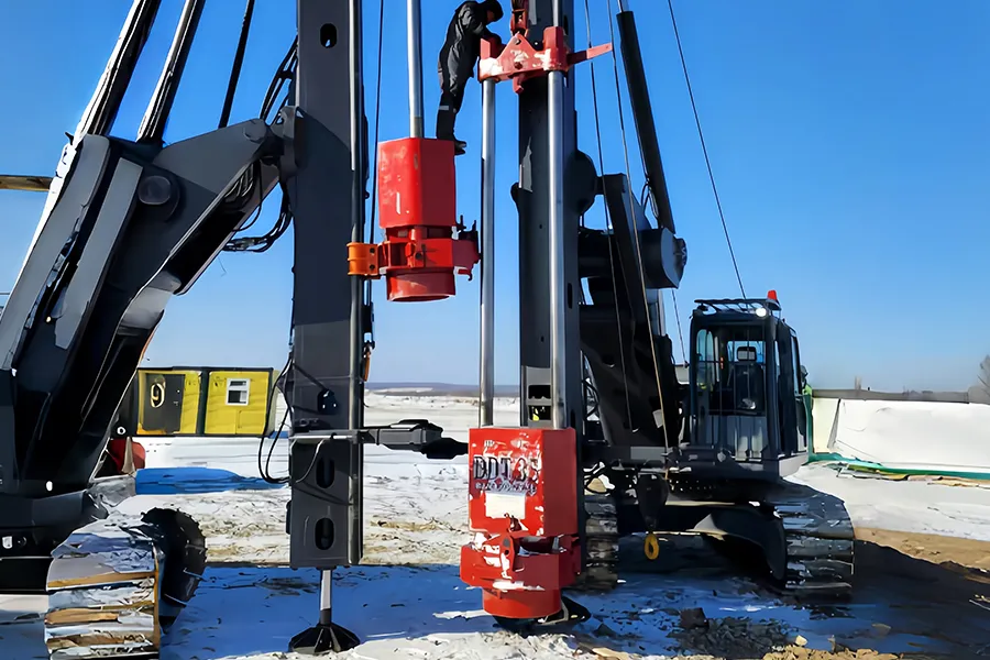 dd tige de guidage marteau de battage diesel