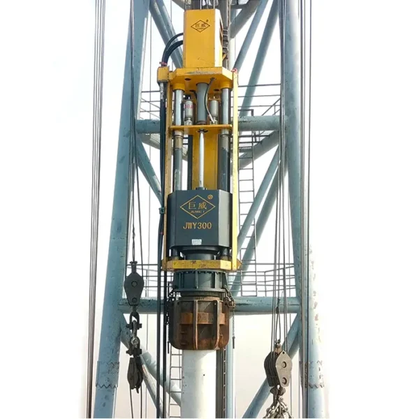 Marteau hydraulique de battage de pieux de 15 tonnes pour l'offshore