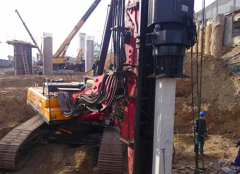 machines de battage de pieux juwei pour fondations profondes