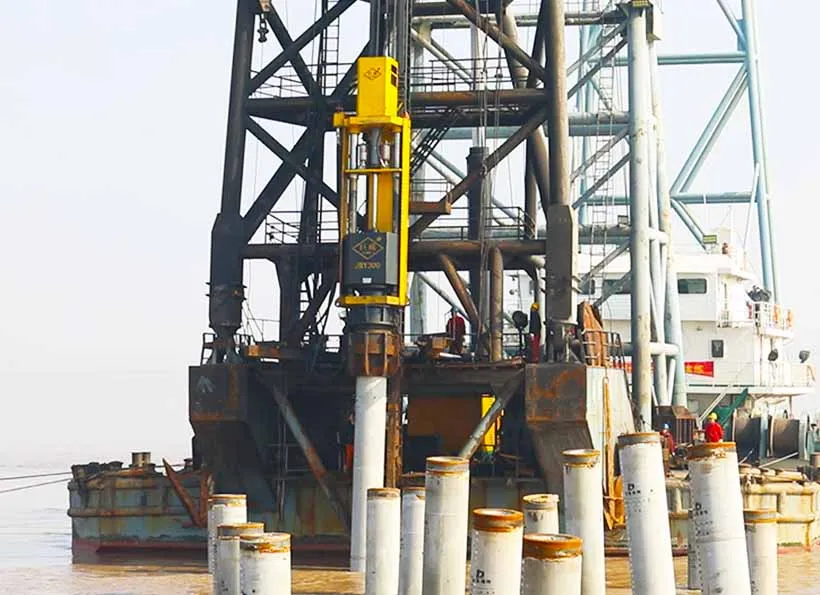 Marteaux hydrauliques offshore Juwei