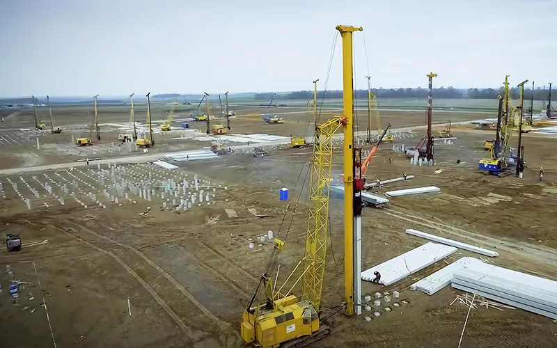 un marteau piqueur pour un projet de construction en ukraine