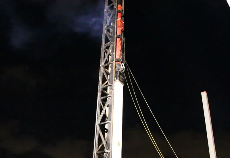 d19 piling square concrete piles application in american