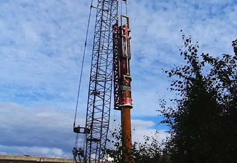 D36 piling round steel piles application in american
